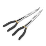 GEARWRENCH 2Pc Double-X Straight and 45� Plier Set