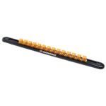 GEARWRENCH 1/2in. Drive Magnetic Socket Rail - Includes 14 Clips