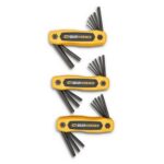 GEARWRENCH 25 piece SAE Metric Torax Folding Hex Key Set