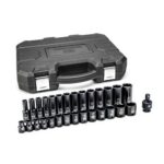GEARWRENCH 29 Pc. 3/8inc Drive 6 Point Standard and Deep Impact Metric Socket Set