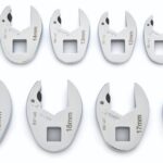 GEARWRENCH 10Pc 3/8in. Drive Ratcheting Crowfoot Metric Wrench Set