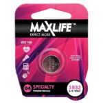 MAXLIFE CR1632 LITHIUM BUTTON CELL SINGLE