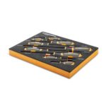GEARWRENCH 9Pc Slotted Dual Material Screwdriver Set in EVA Tray - Image 2