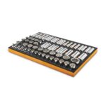 GEARWRENCH 67Pc 1/2in. Drive Master Metric Socket Set in EVA Tray - Image 2