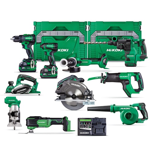 KC183610DEGRZ HiKOKI 18V/36V MULTI VOLT 10-Tool Kit - Image 1