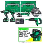 Hikoki 36V/Hikoki 18V Brushless 5 Tool Combo Kit + 2 x BSL36A18X + UC18YSL3