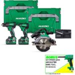 Hikoki 18V Brushless 3 Tool Combo Kit + 2 x BSL36A18X + UC18YFSL