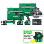 HiKOKI 18V/36V Brushless MULTI VOLT 4-Tool Kit