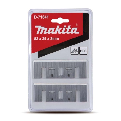 D-71641 MAKITA HSS PLANER BLADE 2pk 82 x 29 x 3mm - Image 1
