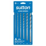 SUTTON LONG SERIES HSS DRILL SET 3-10MM 6PC
