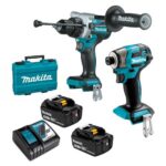 Makita LXT Cordless Hammer Drill and Impact Driver Brushless Kit 18V 6Ah - Image 2