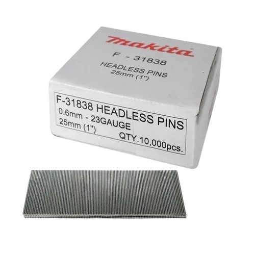 F-31838 Pin Nails 10,000 pcs 23G 25mm - Image 1
