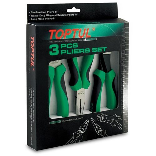 GAAE0307 TOPTUL PLIER SET 3PCE - Image 1