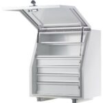 KABoxes 715 Series 4 Drawer 2 Shelves - White