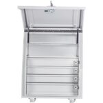 KABoxes 715 Series 4 Drawer 2 Shelves - White - Image 3