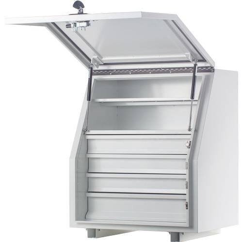 KA715D4 KABoxes 715 Series 4 Drawer 2 Shelves - White - Image 1
