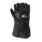 XCELARC BLACK MIG WELDING GLOVES - LARGE